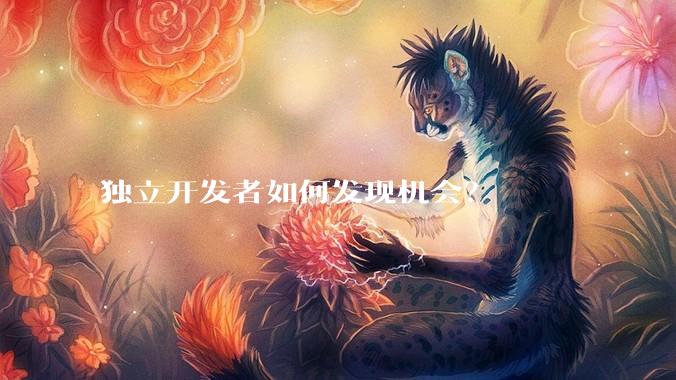 独立开发者如何发现机会？