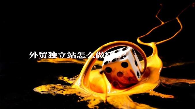 外贸独立站怎么做SEO？