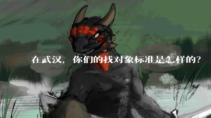 在武汉，你们的找对象标准是怎样的？