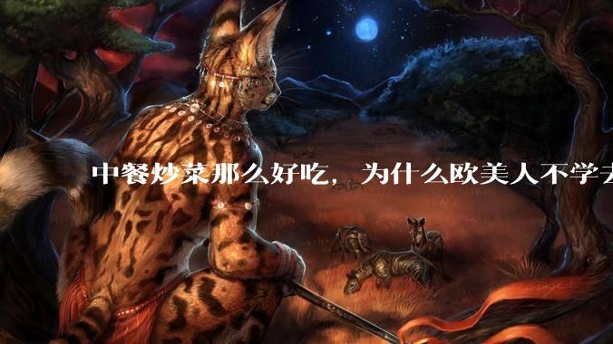 中餐炒菜那么好吃，为什么欧美人不学去？