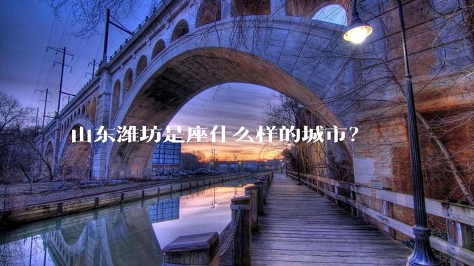 山东潍坊是座什么样的城市？