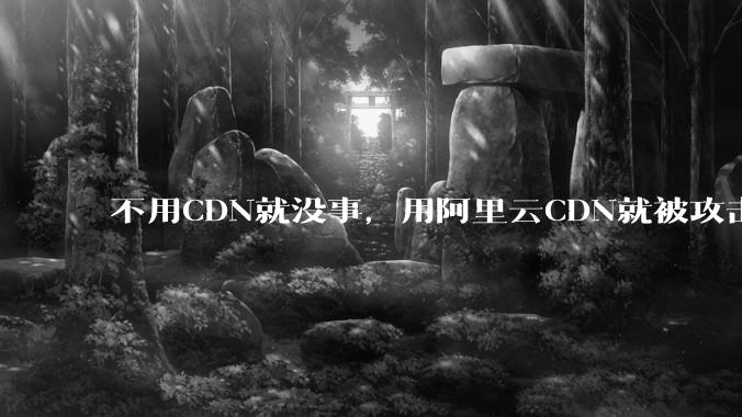 不用CDN就没事，用阿里云CDN就被攻击刷流量，阿里云表示证明不了就要用户买单，如何看到这种行为？
